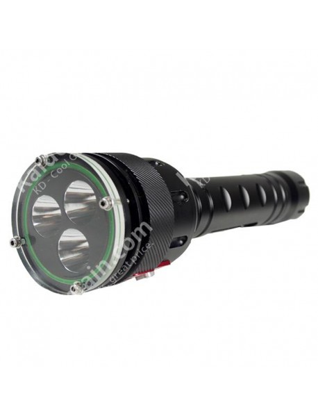 3 x Cree XM-L U2 5-Mode 3000 Lumens Diving Flashlight (2 x 26650)