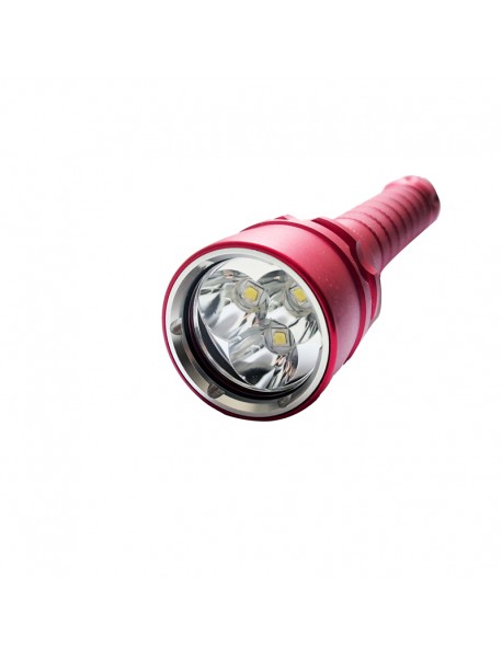 Cree XM-L2 U2 LED Stepless Dimming 1200 Lumens Diving Flashlight (2 x18650)-Red