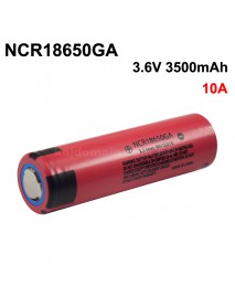 NCR18650GA 3.6V 3500mAh Rechargeable Li-ion 18650 Battery without PCB - 1 pc