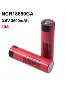 NCR18650GA 3.6V 3500mAh Rechargeable Li-ion 18650 Battery without PCB - 1 pc