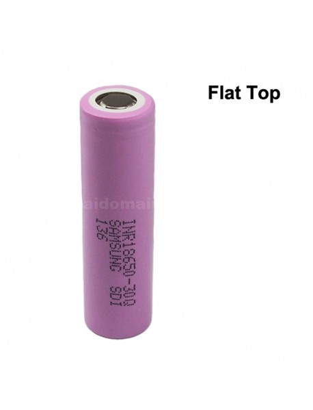 INR18650-30Q 3.6V 15A 3000mAh Rechargeable Li-ion 18650 Battery without PCB - 1 pc