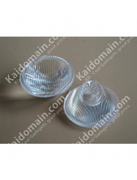 20mm LED Lamp Pinstriped Glass Lens - 1pc
