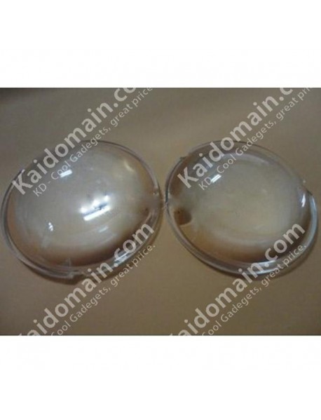 75mm Optical Glass LED Lamp Lens with Two Gaps - 1 Piece