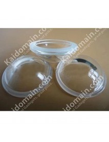 91mm Optical Glass LED Lamp Concave-convex Lens - 1pc