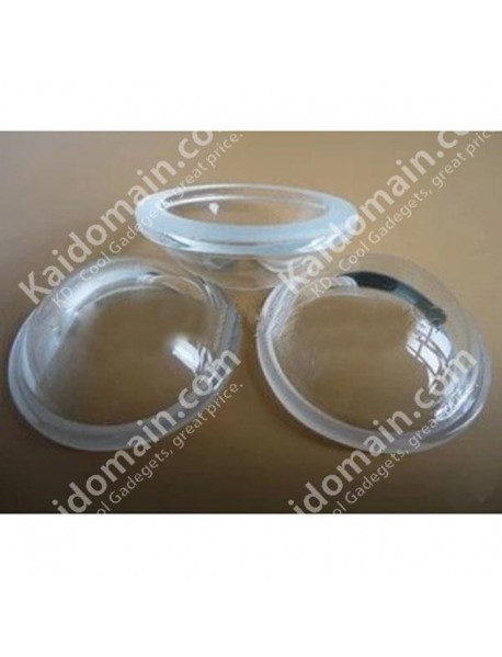 64mm Optical Glass LED Lamp Concave-convex Lens - 1pc