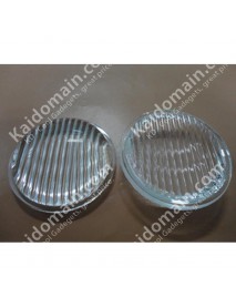 69.3mm Stripe Optical Glass LED Lamp Lens - 1pc