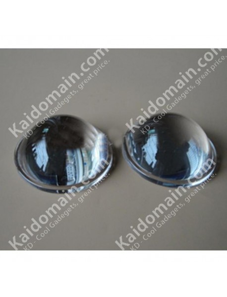 52mm Optical Glass LED Lamp Lens - 1 pc