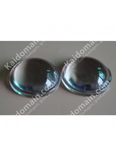 27.7mm Optical Glass LED Lamp Lens - 1pc