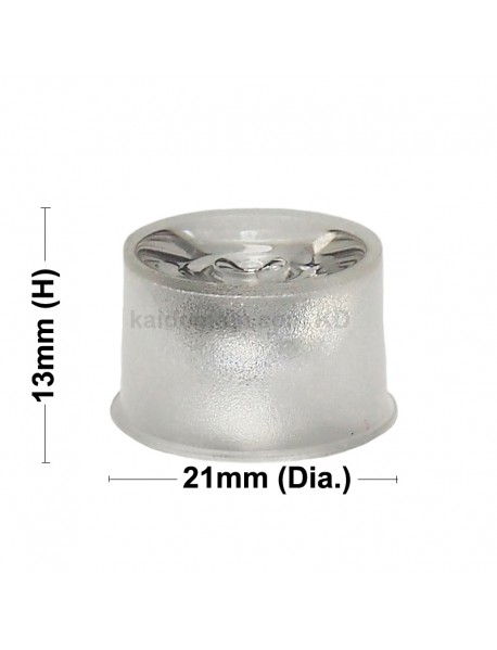 21mm x 13mm 30-Degree / 60-Degree Acrylic Lens for Cree XP-G - 1 Piece
