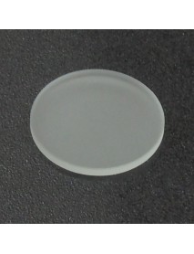 14.35mm(D) x 1.3mm(T) Frosted Glass Lens - 1 pc
