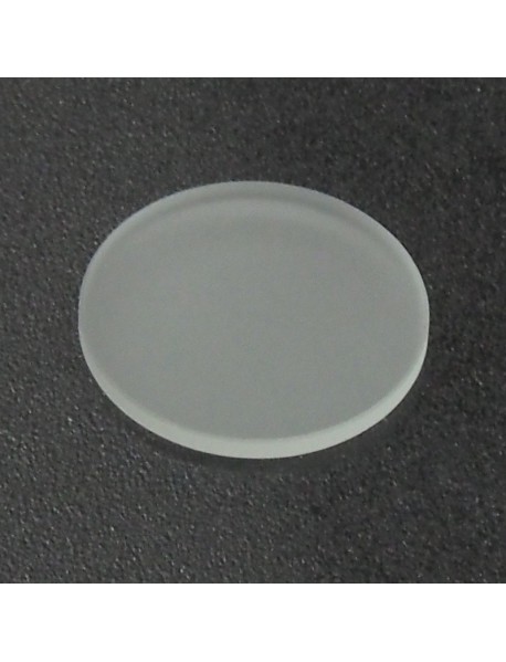 14.2mm(D) x 1.0mm(T) Frosted Glass Lens - 1 pc