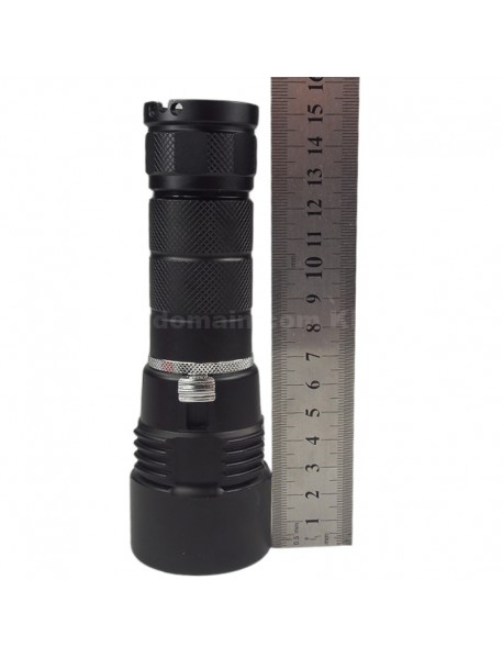 D108 Cree XM-L2 U2 1200 Lumens Diving LED Flashlight - Black (1 x 26650)