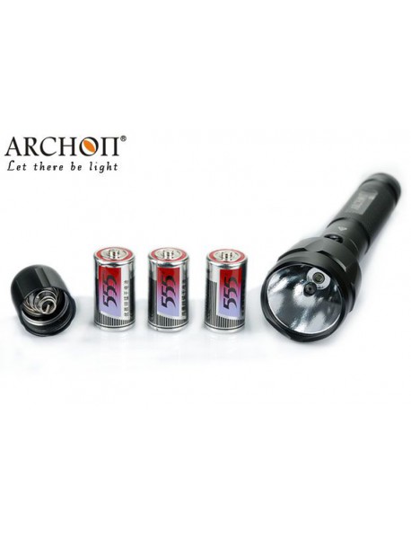 ARCHON C3L Cree XR-E R2 LED 5-Mode 260 Lumens Flashlight (3 x C Type Battery)