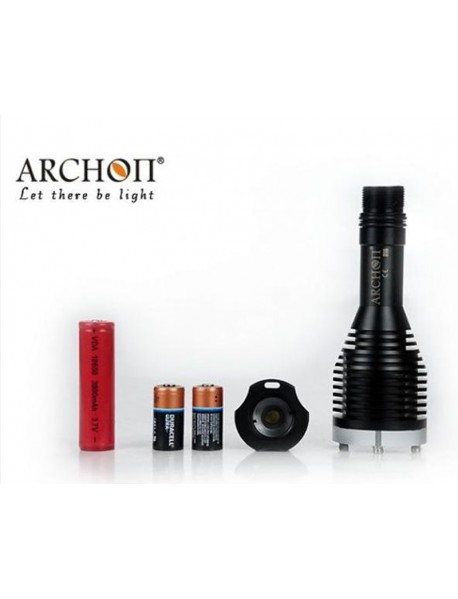 Archon D10 W16 Cree XP-G R5 LED 340 Lumens 3-Mode Diving Flashlight ( 1x18650 or 2xCR123 )
