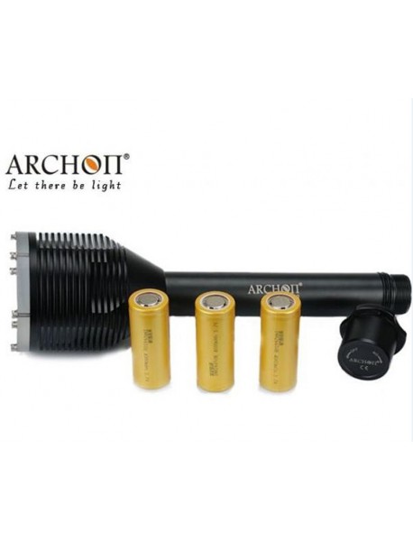 Archon D33 W39 3 x Cree XM-L2 U2 LED 3000 Lumens 3-Mode Diving Flashlight (  3x26650 )