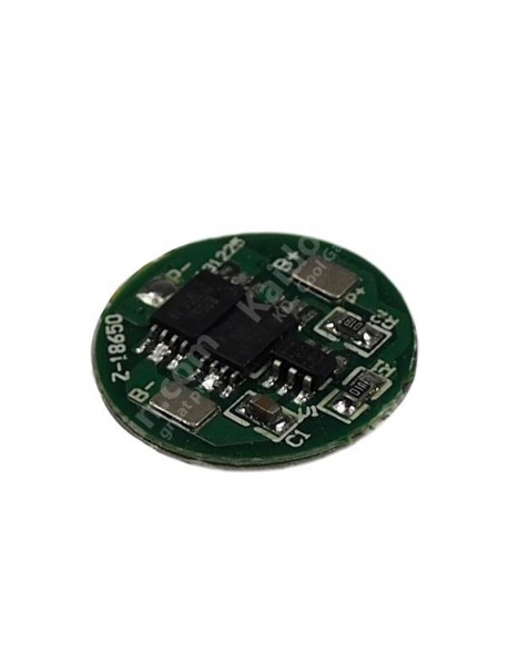 Z-18650 Protection Circuit Module (PCB) Round for Li-ion Battery 16340 17670 18650 Battery ( 2 pcs )