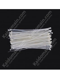 200mm(L) x 2.5mm(W) Nylon Cable Ties - White (20 pcs)