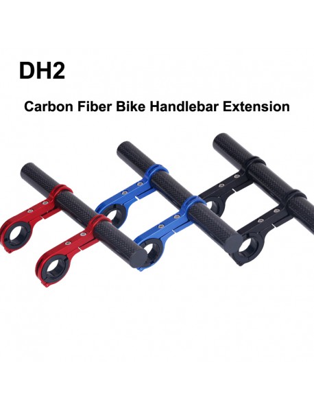 DH2 Carbon Fiber Bike Handlebar Extension Bike Light Mount ( 1 pc )