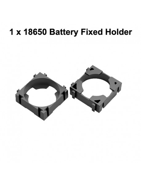 DIY 1 / 2 / 3 x 18650 Battery Fixed Holder - Black ( 10 pcs )
