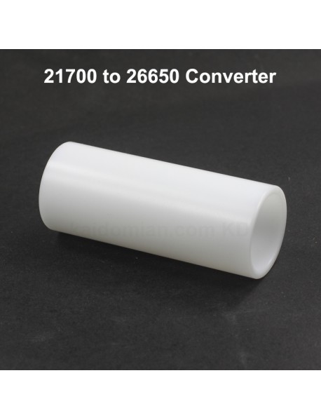 21700 to 26650 Battery Converter - White ( 1 pc )