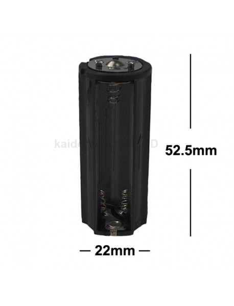 KBH3A04 3 x AAA 4.5V Series Plastic Battery Holder - Black (2 pcs)