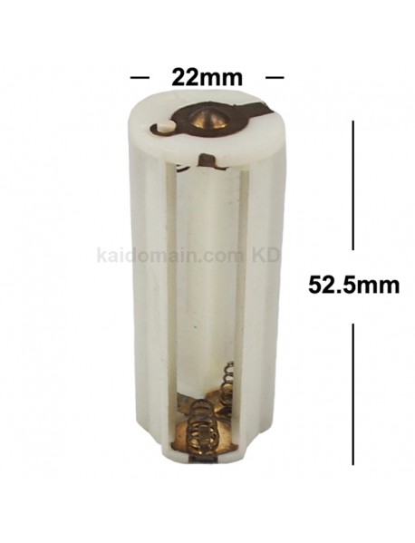 KBH3A05 3 x AAA 4.5V Series Plastic Battery Holder - White (2 pcs)