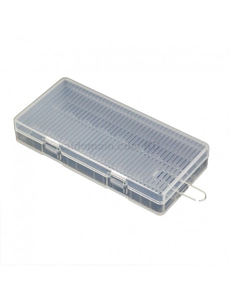 Soshine SBC-022 Plastic Battery Case for 1-8 pcs AA Battery - Transparent (1 pc)