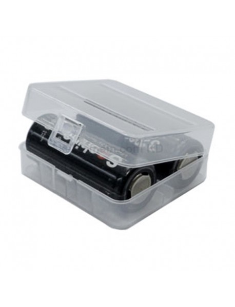 Soshine SBC-015 Plastic Battery Case for 1-2 pcs 26650 Battery - Transparent (1 pc)