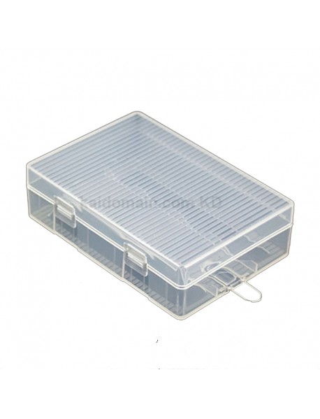 Soshine SBC-021 Plastic Battery Case for 1-4 pcs 26650 Battery - Transparent (1pc)
