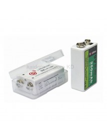 Soshine SBC-020 Plastic Battery Case for 1 pc 9V Battery - Transparent (1 pc)