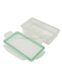 2x18650G Waterproof Battery Storage Box for 2x18650 / 4xCR123A - Transparent (1 pc)
