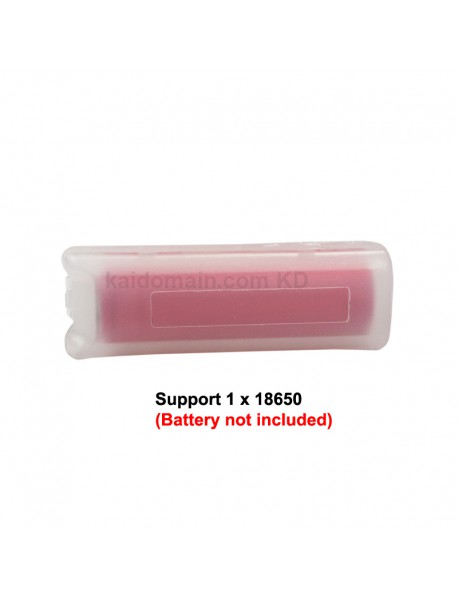 Battery Storage Box for 1 x 18650 - Transparent ( 2 pcs )