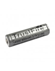 Trustfire 3.7V 900mAh Rechargeable Li-ion 14500 Battery with PCB