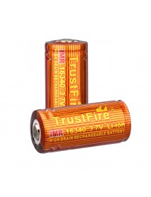 TrustFire IMR16340 3.7V 650mAh Rechargeable 16340 Li-ion Battery (2 PCS)