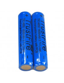 TrustFire TR 14650 3.7V 1600mAh Li-ion Rechargeable Battery with PCB (Pair)