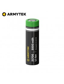 Armytek 21700 3.7V 14.7A 5000mAh Rechargeable Li-ion Battery without PCB
