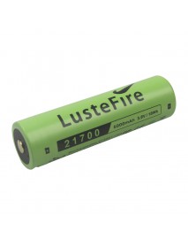 LusteFire 5000mAh Built-in USB Type-C Rechargeable 21700 Battery