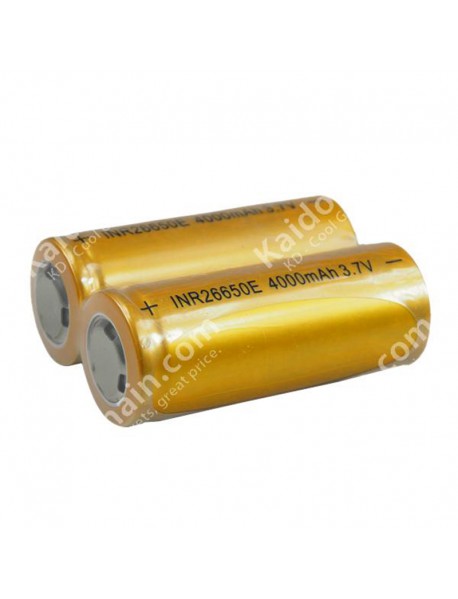 INR26650E 3.7V 4000mAh Rechargeable Li-ion 26650 Battery without PCB (1 pc)