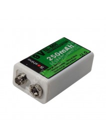 Soshine SH-200H7C 8.4V 250mAh 6F22 9V Ni-MH Rechargeable Battery ( 1 pc )