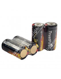 TrustFire 16340 3.7V 880mAh Rechargeable Li-ion 16340 Battery with PCB (2 PCS)