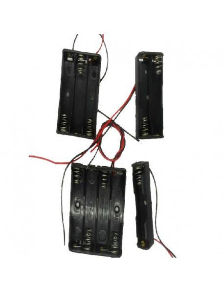 2 x AAA Battery Holder Case with Leads