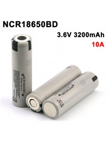 NCR18650BD 3.6V 3200mAh Rechargeable Li-ion 18650 Battery without PCB