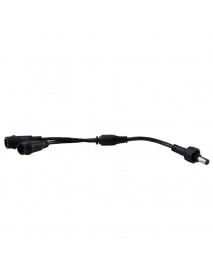1-to-2 Male to Female Cable for Bike Light and Battery Pack