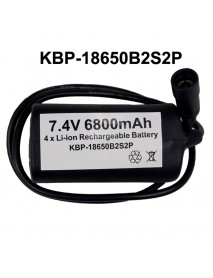 KBP-18650B2S2P 7.4V 6800mAh 4 x NCR18650B High Quality Rechargeable 18650 Li-ion Battery Pack