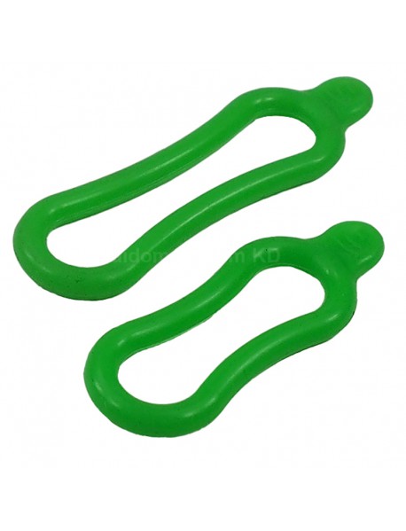 Silicone Elastic O-Ring for Bike Light - Green (1 set)