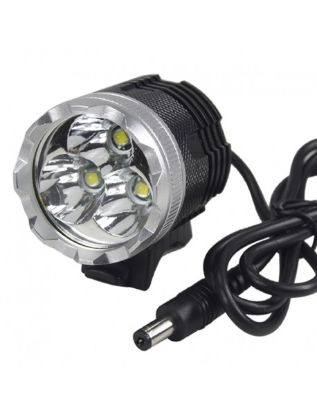 3 x Cree XM-L T6 3-Mode Bicycle Light with Battery Set and Charger