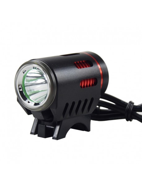 Cree XM-L2 U2 LED 4-Mode 1100 Lumens Bike Light (Battery Pack not included) - Black