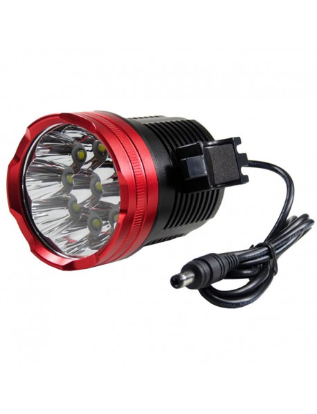 9 x Cree XM-L2 U2 LED 5-Mode 9000 Lumens Bike Light (Battery Pack not Included)