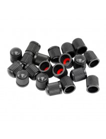 Universal Plastic Tire Valve Caps with O-ring 10mm (D) x 13mm (L) (5 PCS)