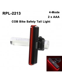 RP RPL-2213 High Power COB Red LED 4-Mode Bike Safety Tail Light ( 2xAAA )
